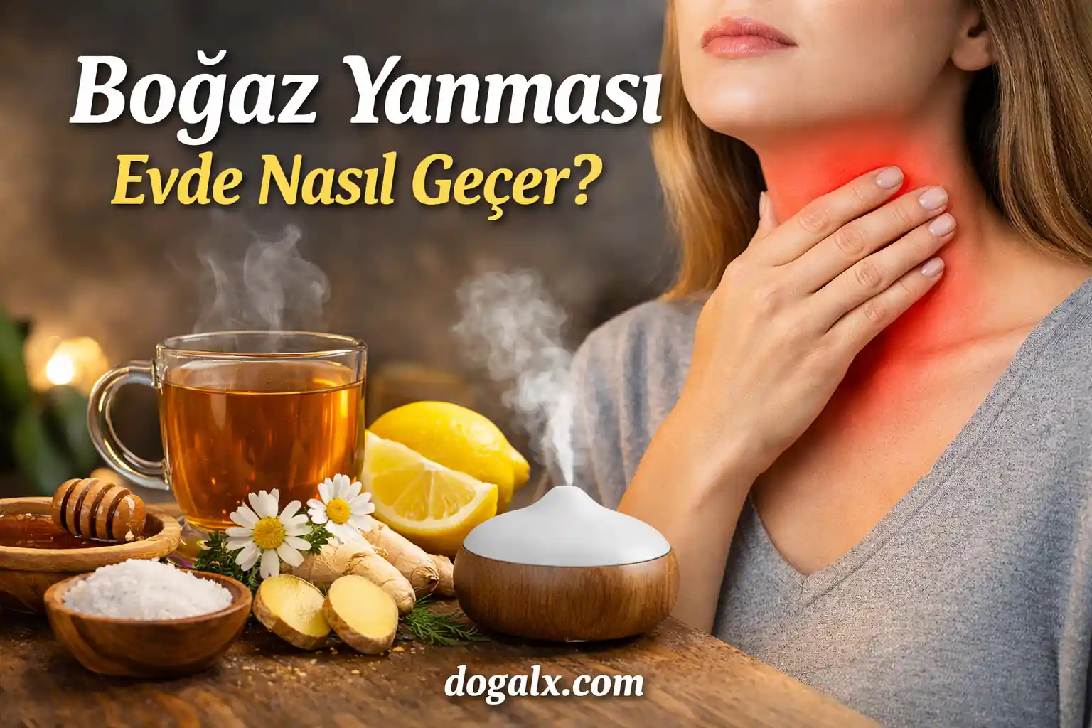 Boğaz Yanması Evde Nasıl Geçer DoğalX