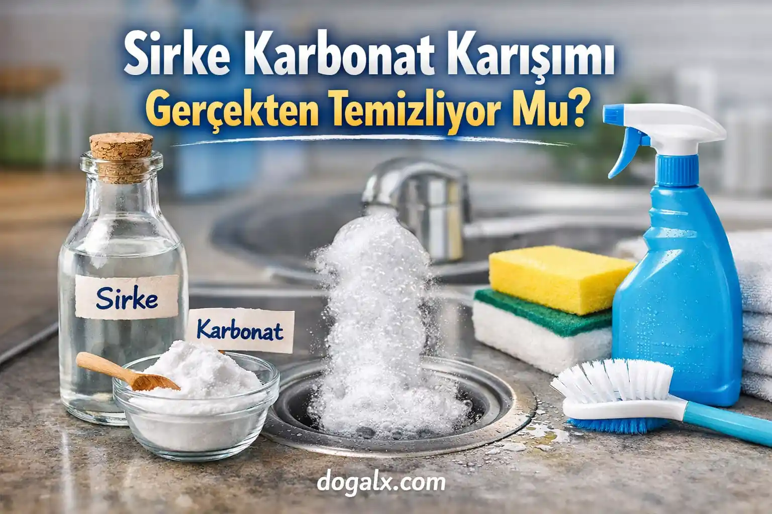 Sirke Karbonat Karışımı Gerçekten Temizliyor Mu DoğalX