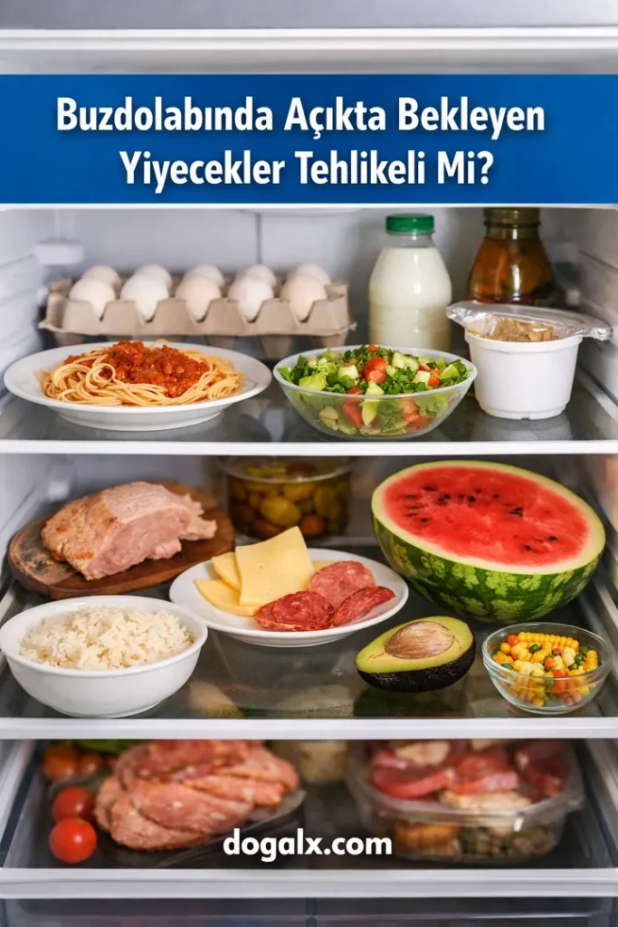 Buzdolabında Açıkta Bekleyen Yiyecekler Tehlikeli Mi DoğalX