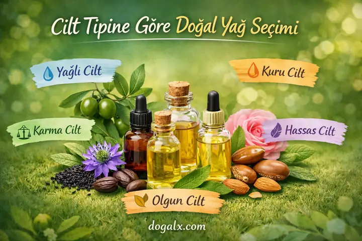 Cilt Tipine Göre Doğal Yağ seçimi DoğalX
