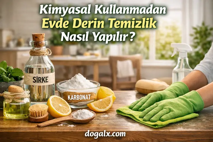 Kimyasal Olmadan Evde Derin Temizlik Nasıl Yapılır DoğalX